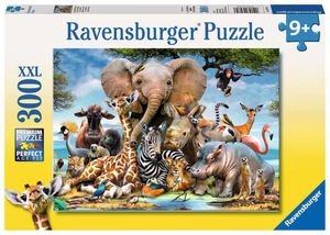 Ravensburger Puzzle Afrykańscy przyjaciele, 300 elementów