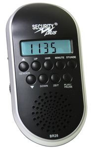 Security Plus BR 28 Akku Fahrrad UKW Radio mit PLL Tuner und MP3 Player USB / SD Slot