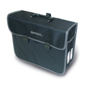 Basil 17006 Einzelpacktasche Malaga, 32x13x29cm, 13 ltr, schwarz