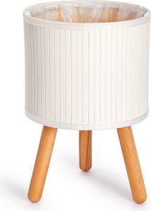 Blumentopf Übertopf Groß Blumenkübel Innen Pflanzentopf Set Korb Geflochten Holz 2pcs Set / Design 4