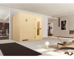 Elementsauna Weka Halmstad HT Gr.2 inkl. 7,5 kWOfen u.digitaler Steuerung mit Holztüre und Isolierglas wärmegedämmt Elementsauna Weka Halmstad HT Gr.2 inkl. 7,5 kWOfen u.digitaler Steuerung mit Holztüre und Isolierglas wärmegedämmt