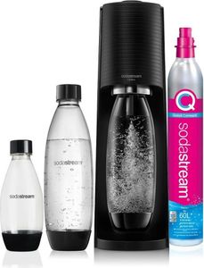 Sodastream Terra Schwarz Megapack incl. 3 Flaschen + CO2 QC