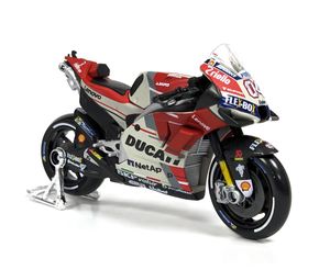 Maisto 31593 - Modellmotorrad - Ducati Desmosedici GP '18 Andrea Dovizioso (weiß-rot, Maßstab 1:18)