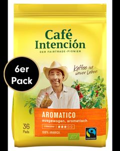 Kaffeepad-Sparpaket AROMATICO von Café Intención, 6x36 Stück
