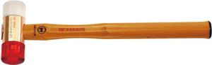 Facom Kunststoffhammer Polyurethan, Nylon-Aufsätze Stahlmittelstück Hickory-Stiel Ø Schlagfläche ca. 25 mm