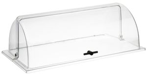 APS Rolltop-Haube GN 1/1 rechteckig transparent aus Polycarbonat