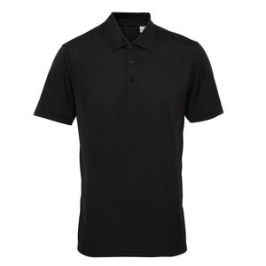 Pánské polo tričko Tri Dri s krátkým rukávem RW4923 (L) (Černá)