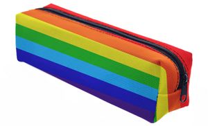 Mäppchen Federtasche Schlamperbox Federmäppchen Schüleretui Stiftemappe Regenbogen [008]