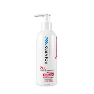 Solverx Rosacea Čistiaci a odličovací gél na ružovku 200 ml