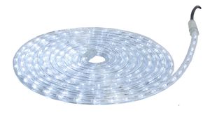 Best Season LED-Ropelight, Länge ca.6m Farbe cool white, 216 LED, Kabel: schwarz, 562-02