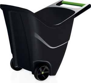 nabbi Gartenwagen aus Kunststoff IWO85C 85 l - schwarz