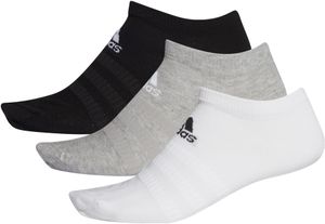 Ponožky ADIDAS Light Low 3 Pack Grey/White/Black Vícebarevné 40-42