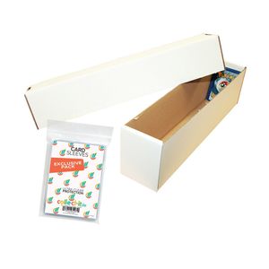 collect-it.de Riesen Deck-Box - Aufbewahrung (weiß) für 1000 Karten (kompatibel mit Magic/Pokemon/Yugioh/Match Attax Karten) + 40 exklusive collect-it.de Hüllen