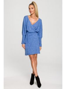 Made of Emotion Pulloverkleid für Frauen Athizophila M714 azurblau L/XL
