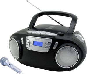 Soundmaster SCD5800SW Radio FM Magnetofon CD-MP3 Mikrofon USB
