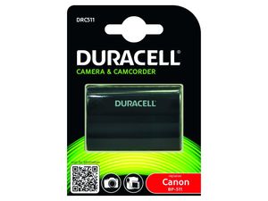 Duracell Li-Ion Akku 1600mAh für Canon BP-511/BP-512