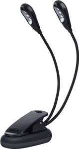Dilwe LED-Licht für Notenständer, Einstellbar Doppelkopf Clip auf Lampe mit USB-Kabel Lampe für E-Reader Buch & Bett Kopfteil(6 Perlen) Dilwe LED-Licht für Notenständer, Einstellbar Doppelkopf Clip auf Lampe mit USB-Kabel Lampe für E-Reader Buch & Bett Kopfteil(6 Perlen)