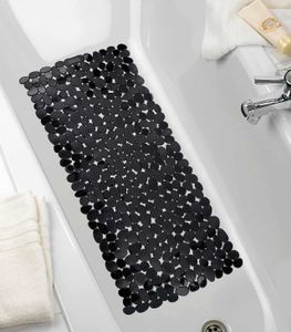 WENKO Kúpeľňová podložka Paradise Black - protišmyková podložka do vane s prísavkami