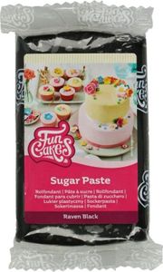 FunCakes Rollfondant Schwarz Raven Black 250g