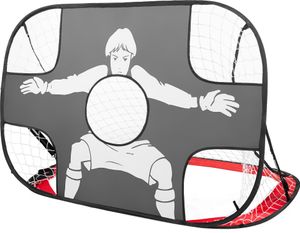 Outtec® Skladacia futbalová bránka, vyskakovacia bránka - 120x72x73 cm - futbalové tréningové vybavenie pre deti a dospelých - vrátane siete, kotvy do zeme - záhrada, tréning