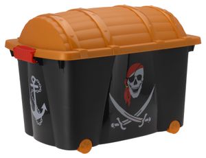 Piratenbox 57 Liter - Rollbox Junge