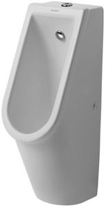 Duravit Urinal RIMLESS STARCK 3 245 x 300 mm, Zulauf von oben Ausführung ohne Fliege HygieneGlaze weiß