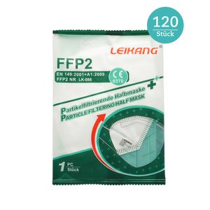 LEIKANG FFP2 NR Faltmaske CE0370 EN149:2001+A1:2009 120 Stück