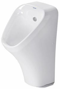 Duravit Elektro-Urinal DURASTYLE 300 x 340 mm, Netzanschluss, Zulauf von hinten, ohne Fliege HygieneGlaze weiß