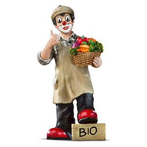 GILDE Dekofigur Clown Alles Bio H. 16 cm, 10264