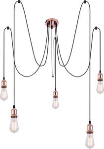 Globo Lighting Hängeleuchte Metall kupferfarben, 5x E27