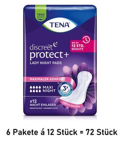 Tena Lady Discr Maxi Night, 6X12 St