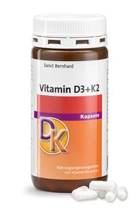 Sanct Bernhard Vitamin D3+K2 - 180 Kapseln