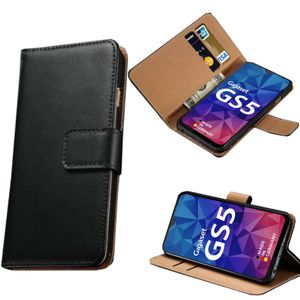 Pre mobilný telefón Gigaset GS5 / GS5 Lite Puzdro Wallet Premium Black Ochranný kryt Puzdrá puzdra  príslušenstvo