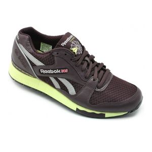 Reebok GL 6000 Tech Sneaker Schuhe braun/grau/gelb V60198 , Schuhgröße:37.5 EU