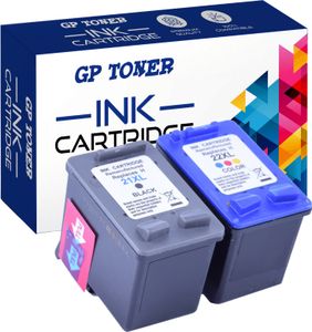 Inkoustové patrony pro HP 21 + 22 XL DESKJET F370 F375 F380 F2180 F2224 F2280 F4180