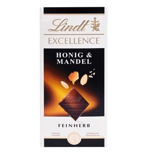 Lindt Excellence Honig & Mandel feinherbe Schokoladentafel 100g