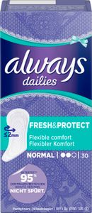 always dailies Slipeinlagen Normal fresh and protect 30 Stück