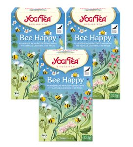 3 xYOGI TEA Bee Happy | 3 x 32,3g