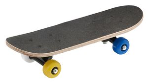 4Uniq Mini Skateboard 18689 schwarz 45 x 13 cm Ahornholz
