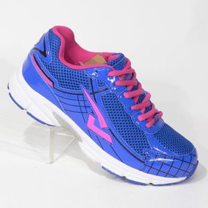 Damen Sport Schuhe Sneakers Skaterschuhe Freizeit Lauf Schuhe Atmungsaktiv M41 Farbe: Blau Pink EU-Schuhgröße: 39