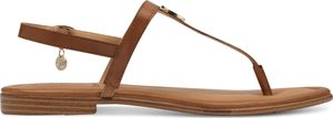 s.Oliver Damen Sandale Leder Zehentrenner Riemchen Sling 5-28105-44, Größe:41 EU, Farbe:Braun