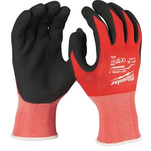 Pracovní rukavice Milwaukee XL/10 odolné proti proříznutí, stupeň ochrany 1