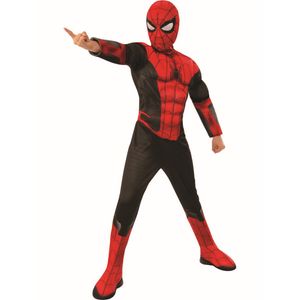 Spider-Man: No Way Home - "Deluxe" Kostüm ‘” ’"Spider-Man"“ - Kinder BN5405 (104) (Schwarz/Rot)