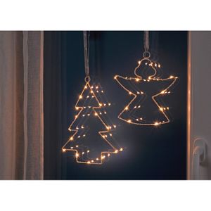 LED vánoční silueta do okna 21x30 cm HI-76507 - Design Tree HI-76507