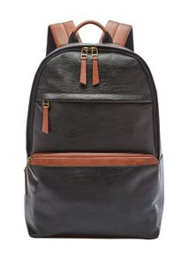 FOSSIL Rucksack Freizeitrucksack mit Laptopfach Evan Backpack Black schwarz