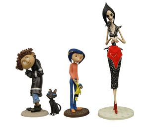 NECA Coraline - PVC Minifiguren - Best Of - 4er Figuren Set