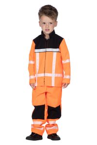 Kostüm Bahnarbeiter orange, Groesse:116