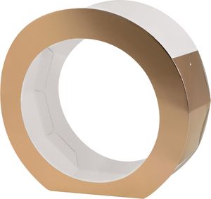 folia Metallic-Laternen-Zuschnitt 350 g/qm rosé 5 Stück