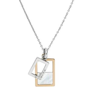Skagen Damen Kette Halskette Edelstahl Bicolor Agnethe SKJ1430998 Skagen Damen Kette Halskette Edelstahl Bicolor Agnethe SKJ1430998