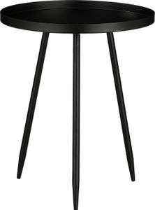 Mica Decorations Flores Beistelltisch - H49 x Ø42 cm - Metall - Schwarz